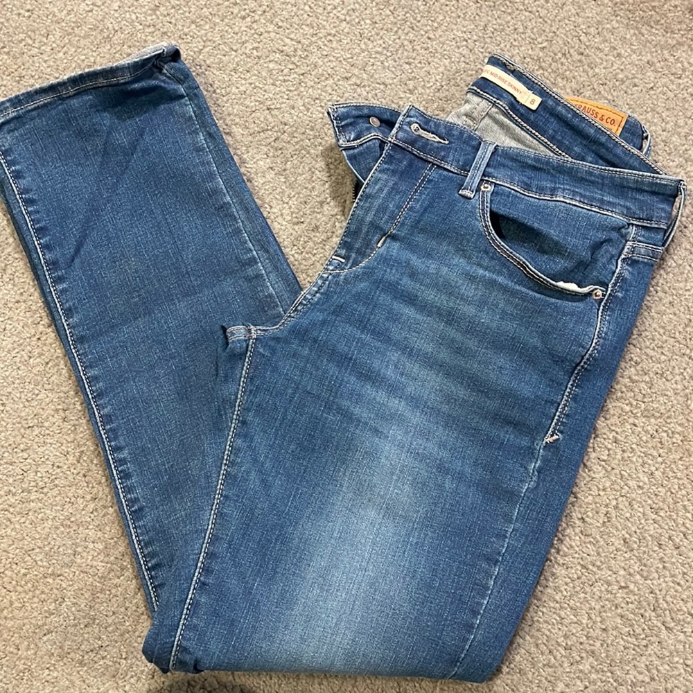 Levi classic mid rise skinny